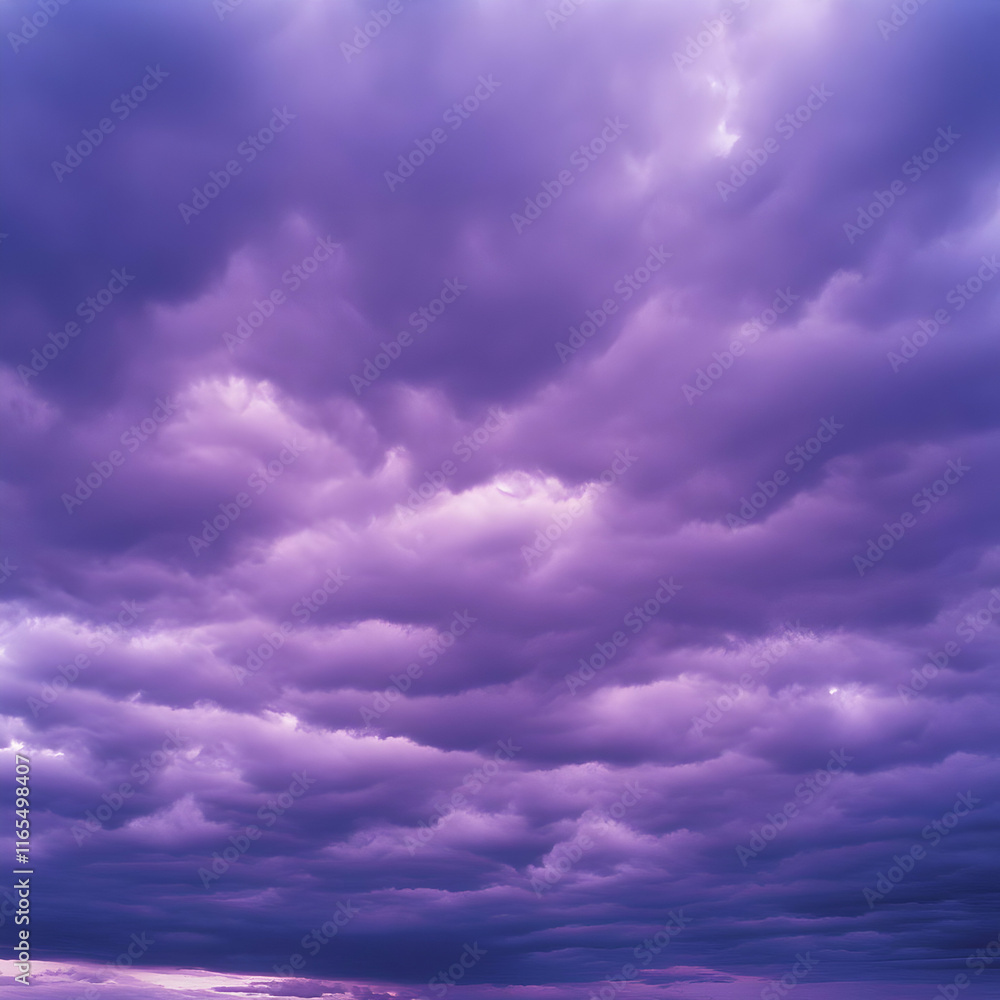 Fototapeta premium Purple Sky Abstract Background Illustration