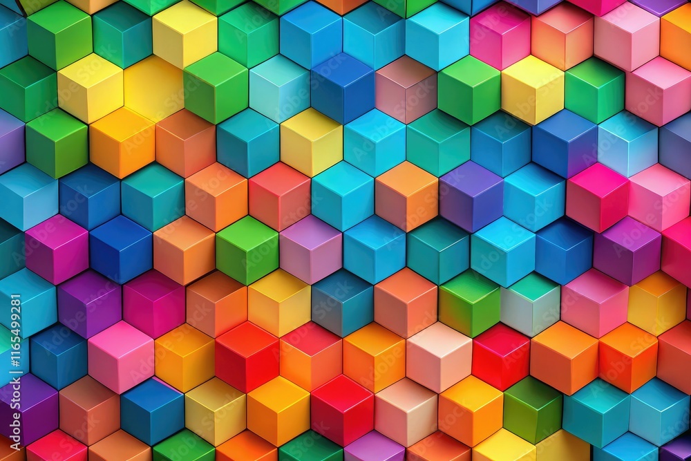 Abstract Hexagon Cube Pattern - Corporate Business Book Cover Abstract Hexagon Cube Pattern - Corporate Business Book Cover