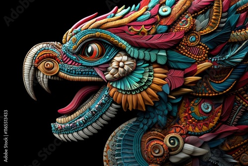 Wallpaper Mural Quetzalcoatl: The Feathered Serpent Deity of the Aztecs  Torontodigital.ca