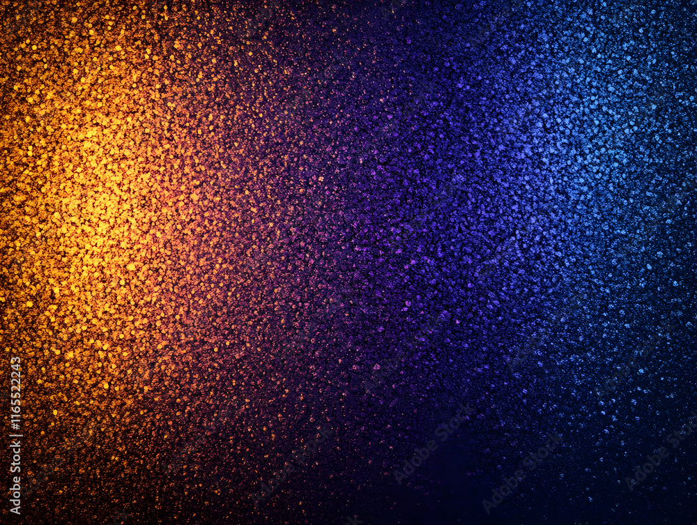 Obraz premium Abstract Background, Orange Blue Sparkle