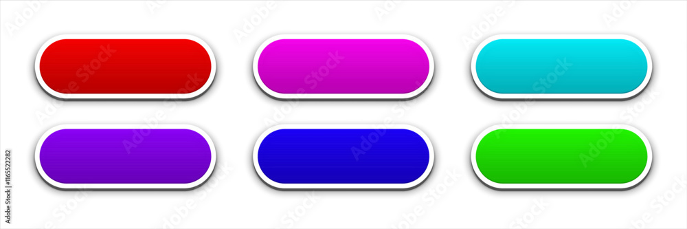 Colorful CTA button set. Colorful CTA button set.