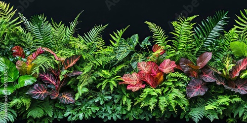 Fern leaf close up. Fern in the forest. Male fern
 photo