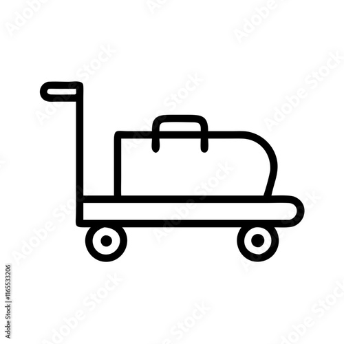 Luggage Trolley icon