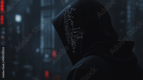 Hacker are planning to hack and attack networks and cyber security systems. Smart Innovation city with connection future wireless digital city and social media networking over the cityscape.