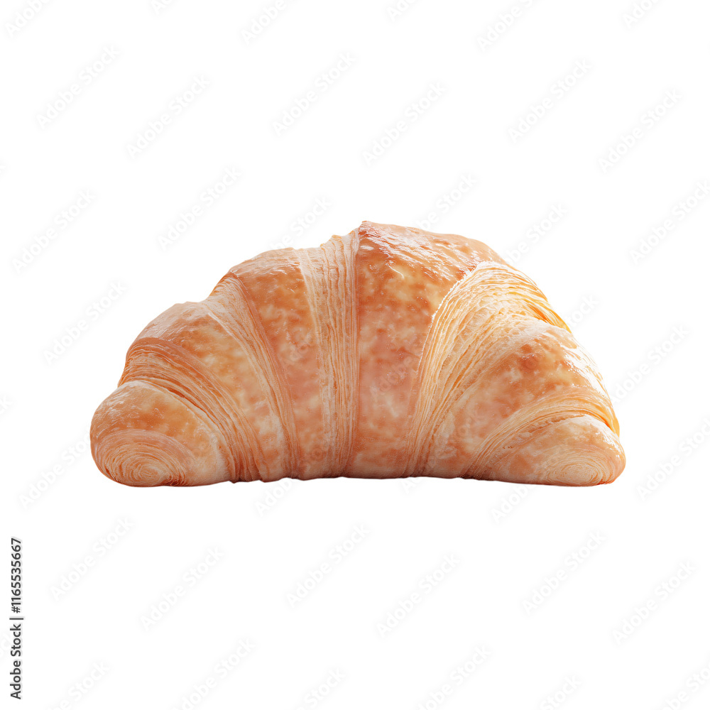a croissant is laying on a table a croissant is laying on a table