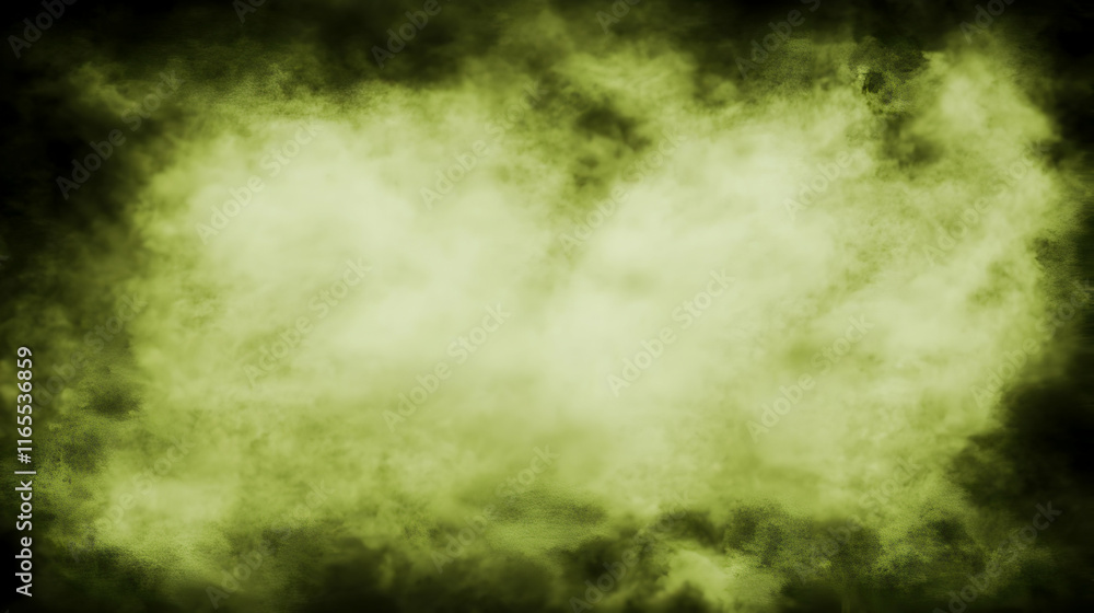 Abstract Green Smoke Background Illustration Abstract Green Smoke Background Illustration