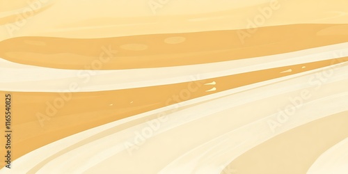 Abstract swirling beige and cream tones design.