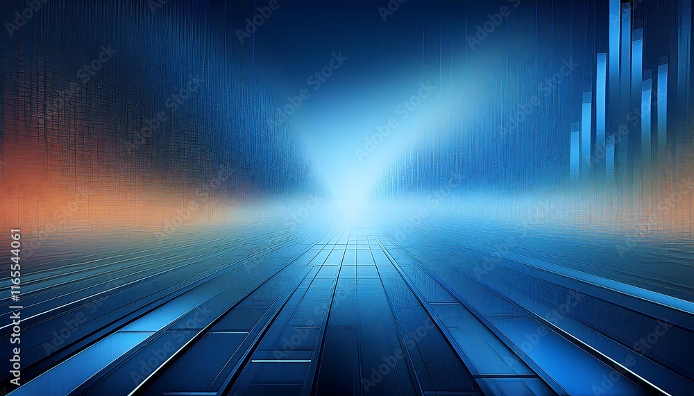 Fototapeta premium Science background, high-tech and rapid communication