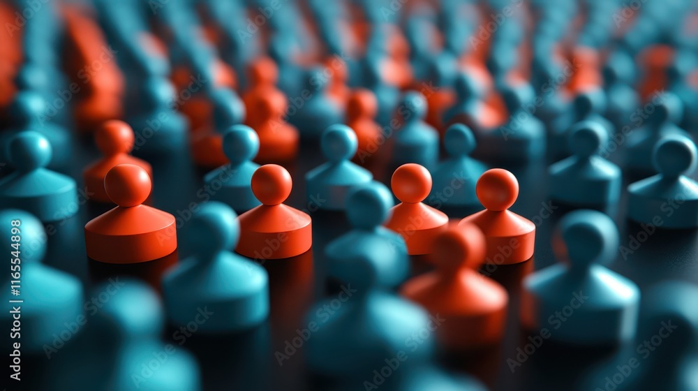 Fototapeta premium diverse crowd gathers for shared experience in vibrant public setting diverse