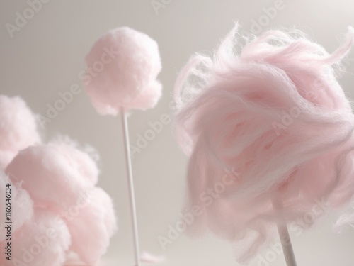 Soft light pink cotton candy texture for advertising background photo