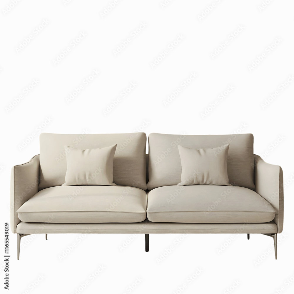 Fototapeta premium sofa isolated on white background