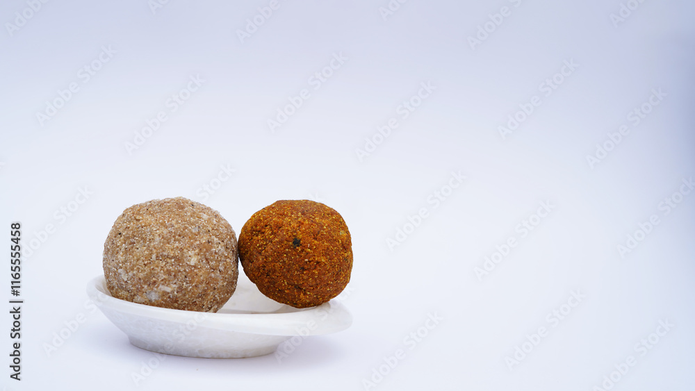 Fenugreek or methi ke Laddu, laddo or laddoo or sweet mithai balls for boosting immunity in winters Fenugreek or methi ke Laddu, laddo or laddoo or sweet mithai balls for boosting immunity in winters