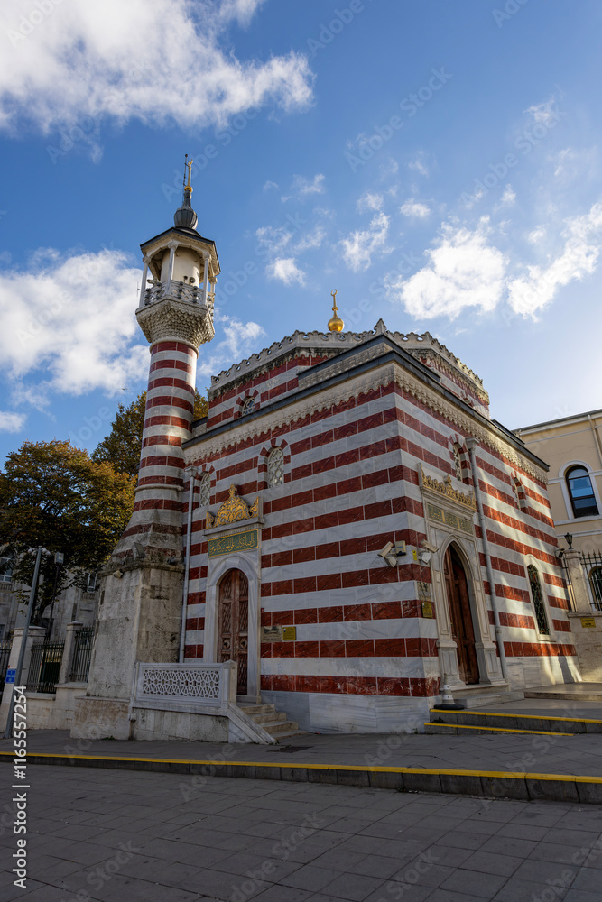 Vilayet Mosque (turkısh: nalli mescid) view in Istanbul