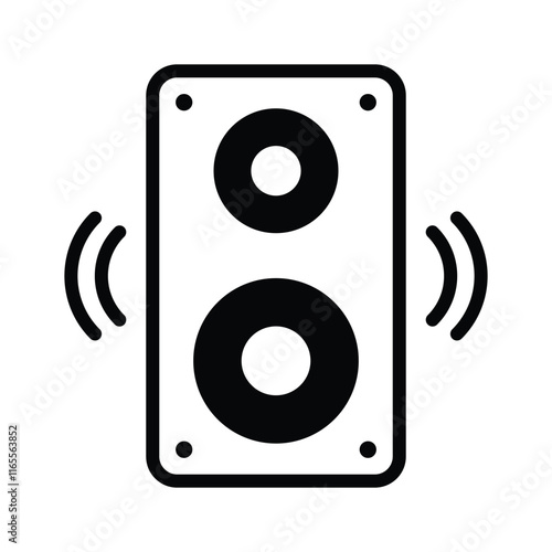 Speaker icon symbolizing sound, audio, and broadcast communication