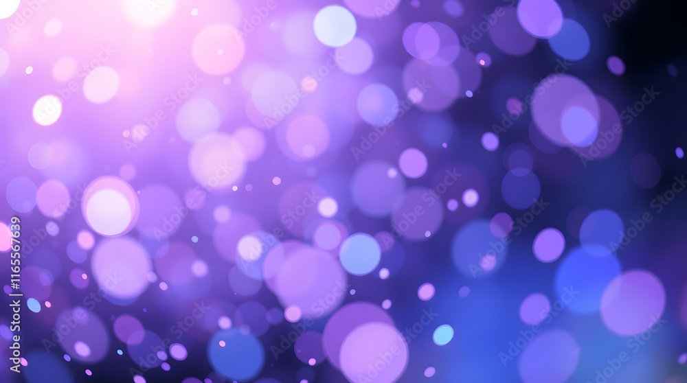 Purple Blue Bokeh Lights Abstract Background Soft Glow Design Purple Blue Bokeh Lights Abstract Background Soft Glow Design