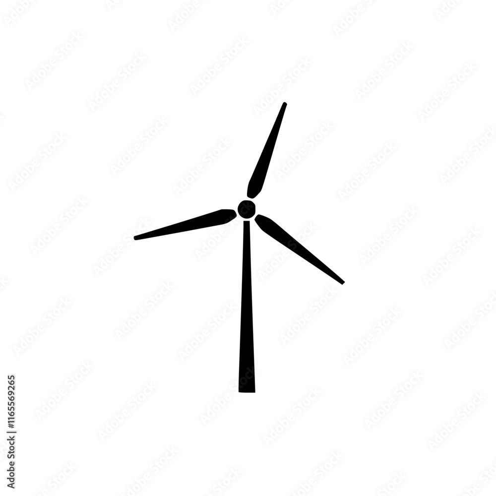 A simple graphic illustration of a wind turbine, clean energy, sustainable power generation. Perfect for environmental projects or presentations. A simple graphic illustration of a wind turbine, clean energy, sustainable power generation. Perfect for environmental projects or presentations.