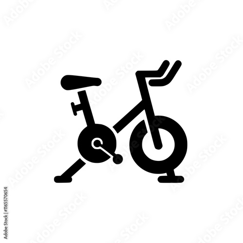 Indoor cycling bike for fitness and exercise. Perfect for home workouts or gyms. Get fit and stay healthy with this stationary bike.