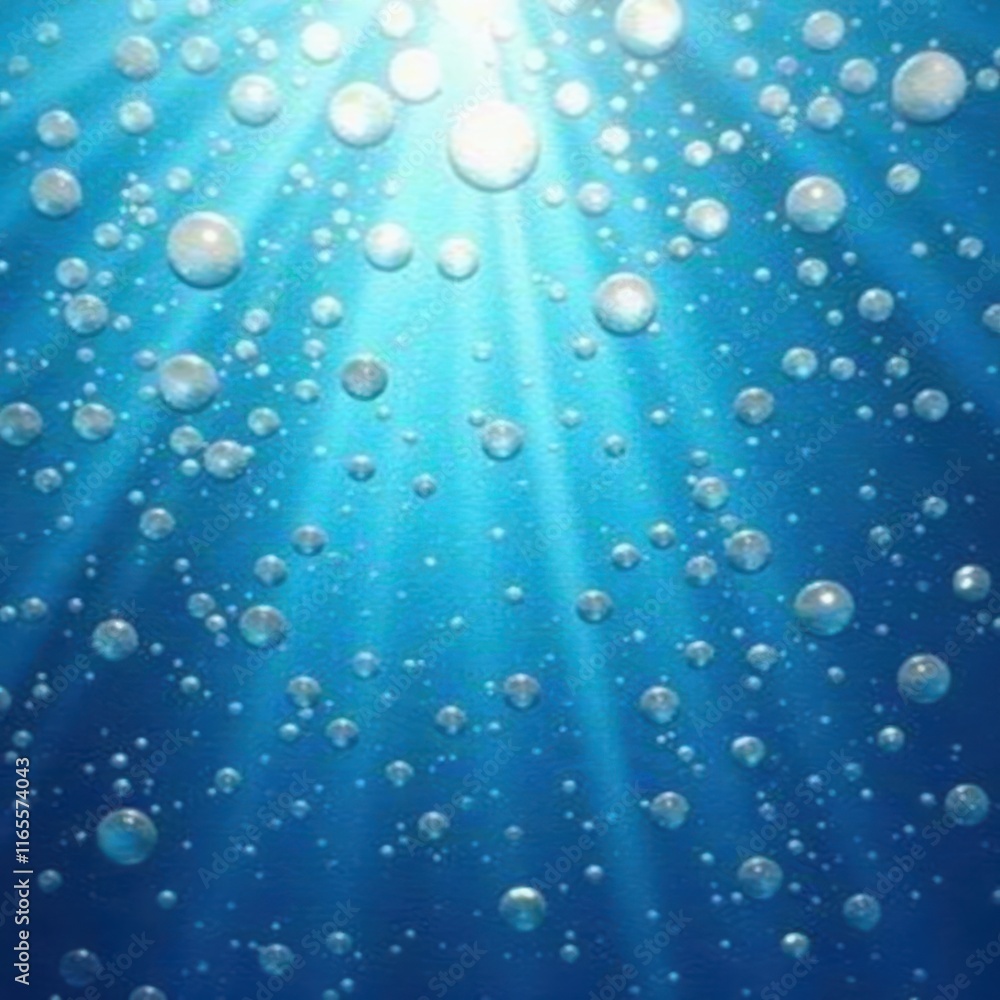 custom made wallpaper toronto digitalAbstract blue background, glistening water droplets , shiny, smooth, science