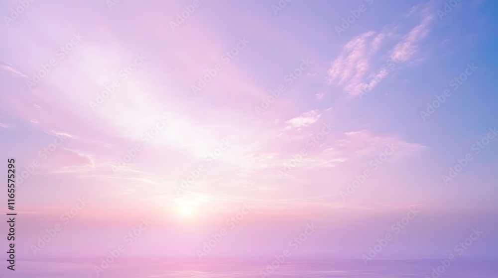 Naklejka premium Light purple gradient background, blurred with light blue and dark pink accents