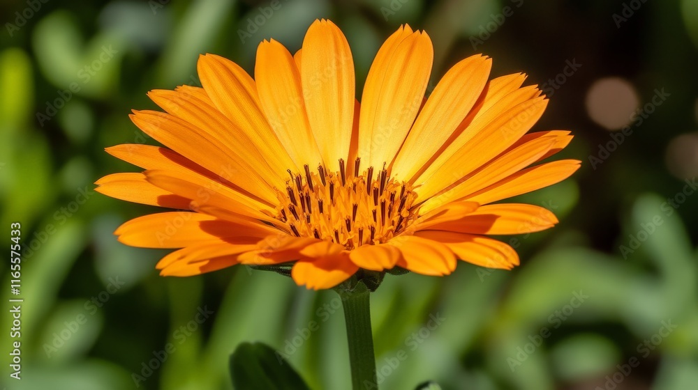 Vibrant Flower Blooming in Bright Sunlight Vibrant Flower Blooming in Bright Sunlight