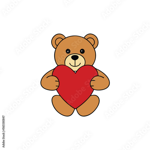 teddy bear with heart