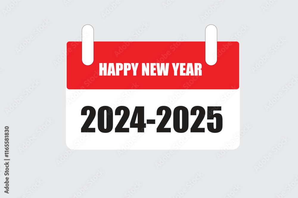 Vector icon 2025 isolated on white background happy new year. Vector icon 2025 isolated on white background happy new year.