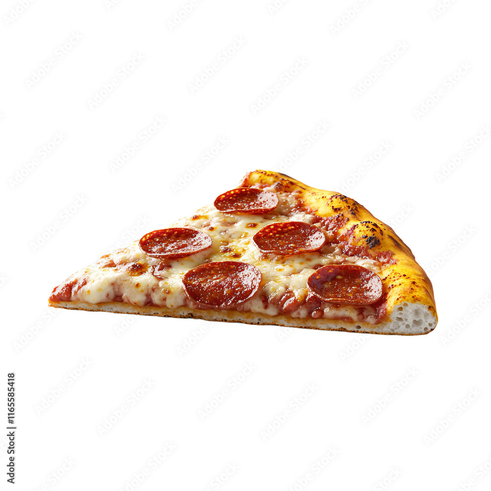 a slice of pizza with pepperoni on it a slice of pizza with pepperoni on it