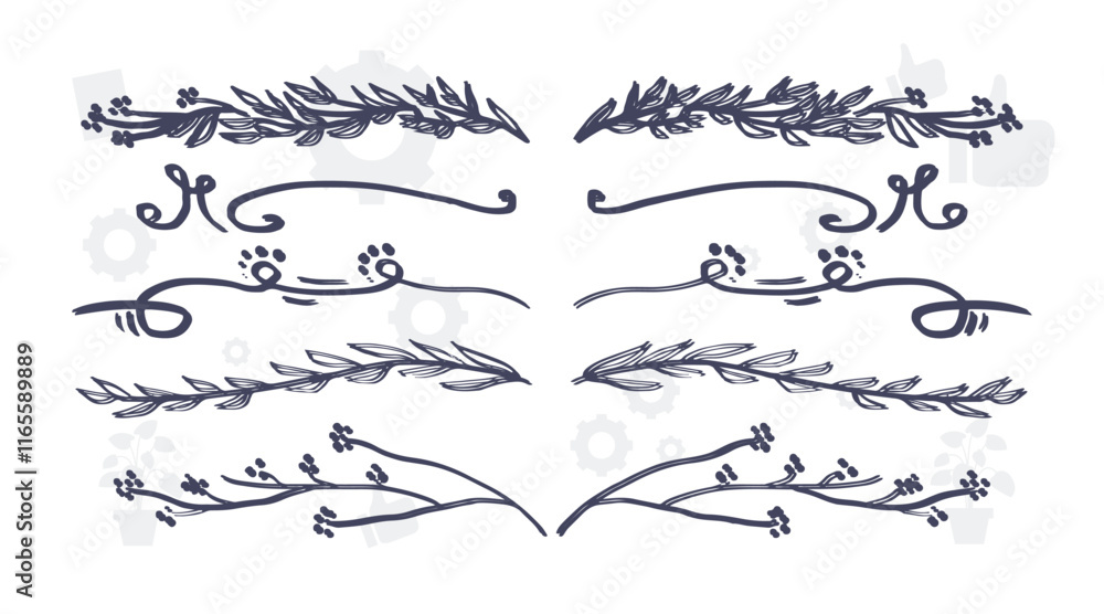 collection of hand-sketched elements - florals, calligraphic elements, arrows, ampersands and catchwords, bursting rays, wreaths and much more collection of hand-sketched elements - florals, calligraphic elements, arrows, ampersands and catchwords, bursting rays, wreaths and much more