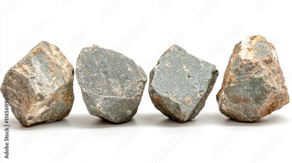 Meteorites Isolated on White Background: Space Exploration, Rare Minerals, Scientific Research, Cosmic Discoveries Meteorites Isolated on White Background: Space Exploration, Rare Minerals, Scientific Research, Cosmic Discoveries