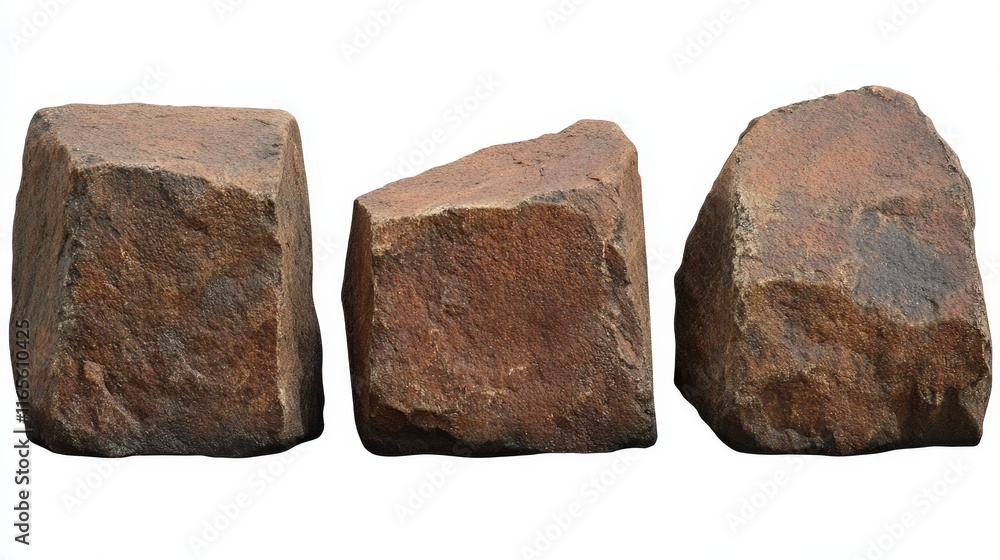Meteorites Isolated on White Background: Space Exploration, Rare Minerals, Scientific Research, Cosmic Discoveries Meteorites Isolated on White Background: Space Exploration, Rare Minerals, Scientific Research, Cosmic Discoveries