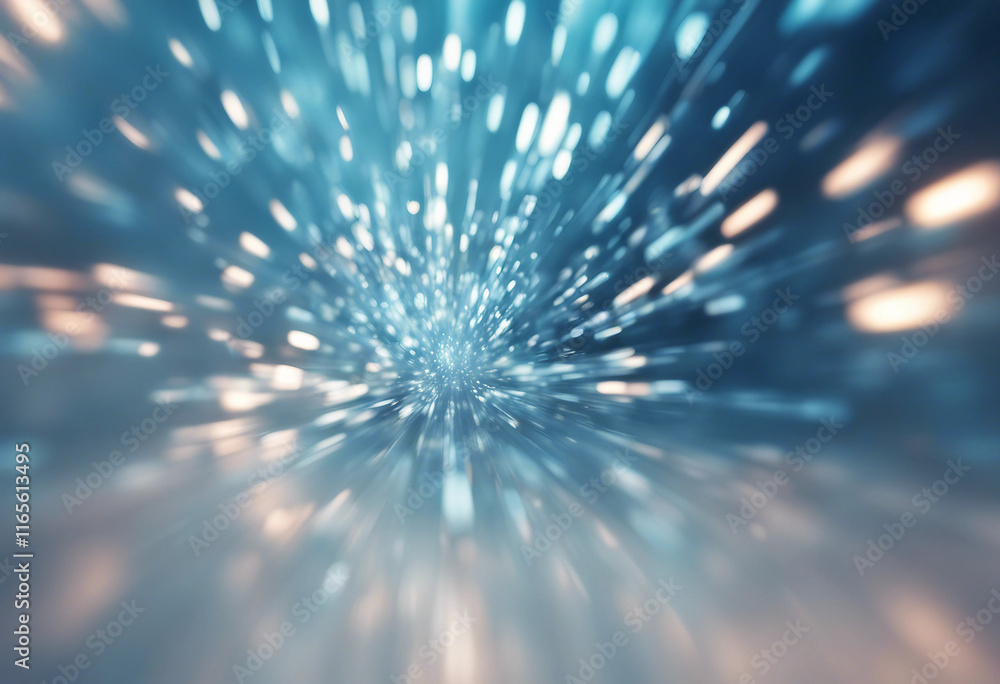 An abstract cold blue background with subtle motion blur creates a mesmerizing technological atmosph An abstract cold blue background with subtle motion blur creates a mesmerizing technological atmosph