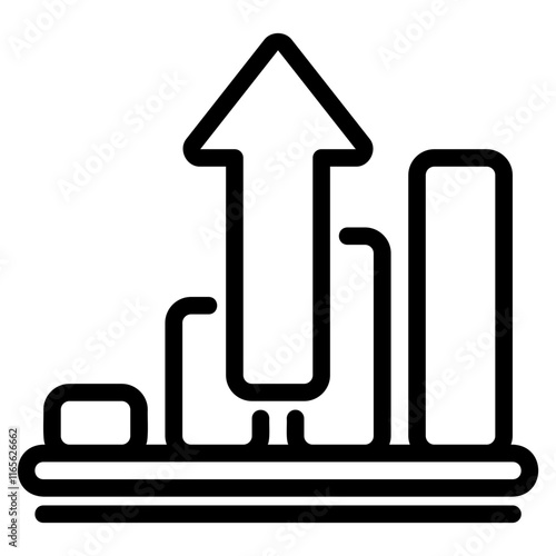 Growth arrow icon