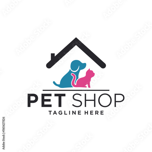 Design for pet shop, animal clinic, animal shelter photo