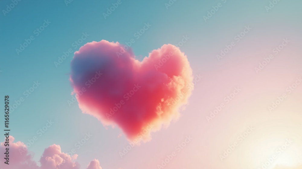clouds in the shape of a heart against a clear sky clouds in the shape of a heart against a clear sky