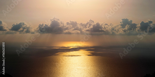 Sea panorama in Kefalonia, Greece