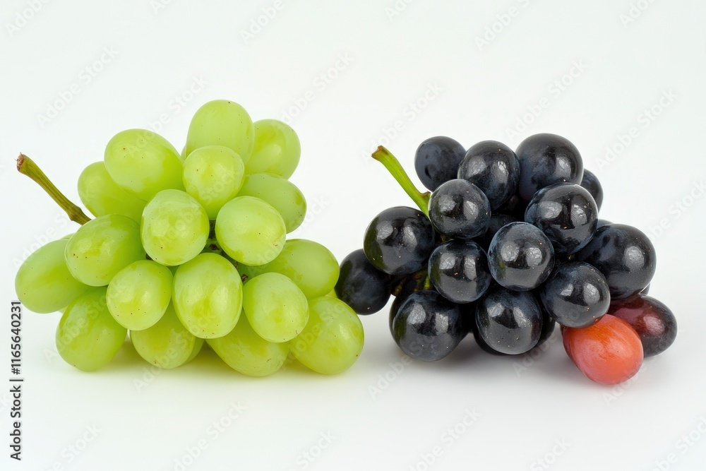 fresh grapes isolated on white background, real image, DSLR camera result with best light quality fresh grapes isolated on white background, real image, DSLR camera result with best light quality
