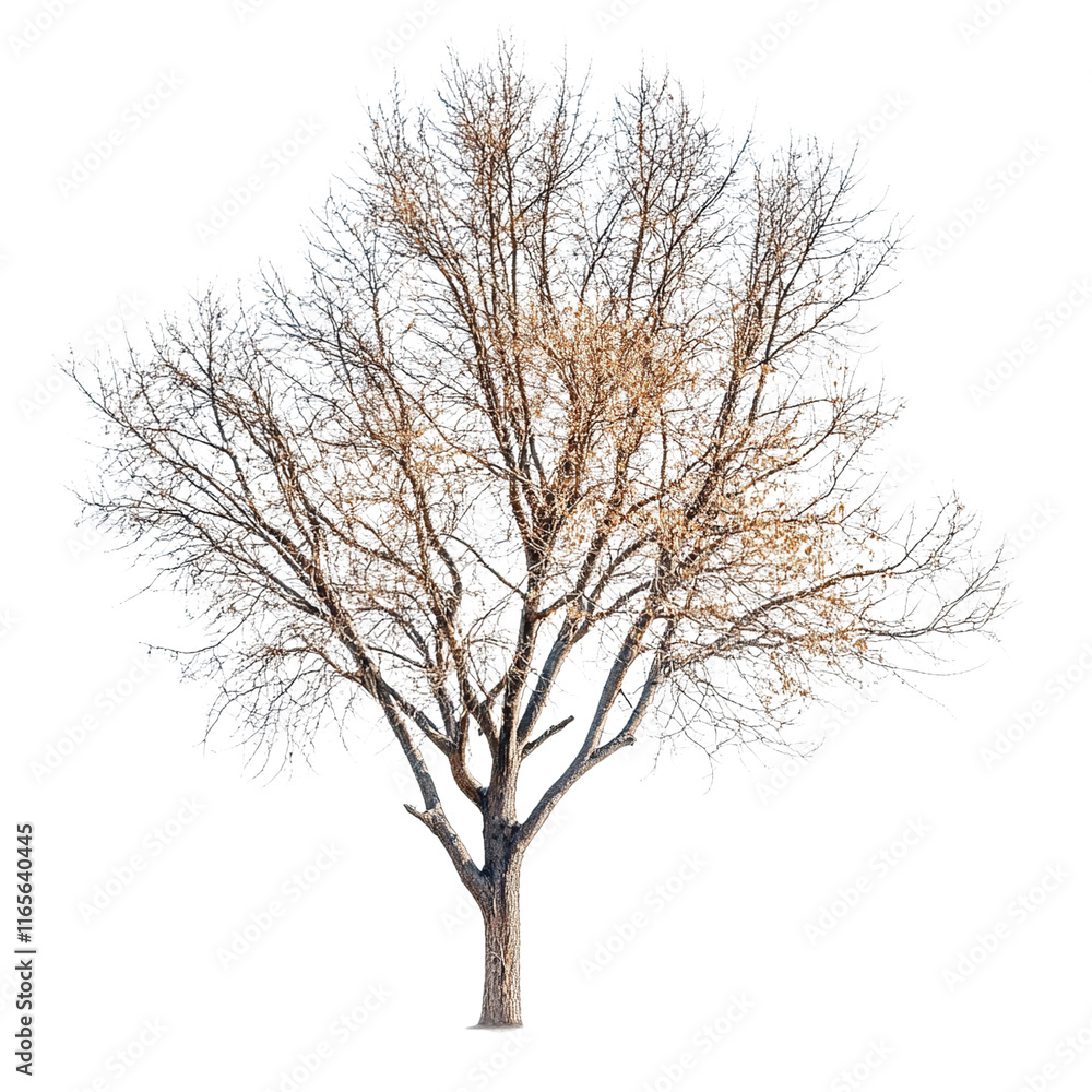 Beautiful deciduous tree, Clipart Style, isolated on transparent background Beautiful deciduous tree, Clipart Style, isolated on transparent background