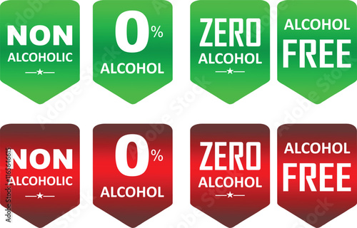 non alcoholic label
non alcoholic sticker