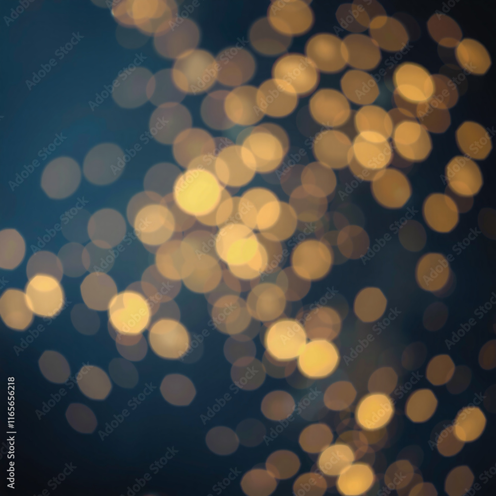 Abstract bokeh background with blurred white and yellow lights against a deep blue backdrop, creating a festive and dreamy atmosphere. Abstract bokeh background with blurred white and yellow lights against a deep blue backdrop, creating a festive and dreamy atmosphere.