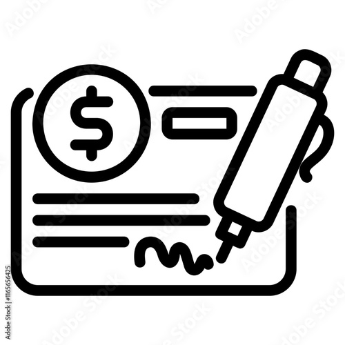 Cheque icon