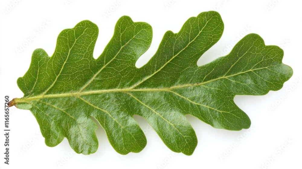 oak leaf, isolated on white background oak leaf, isolated on white background