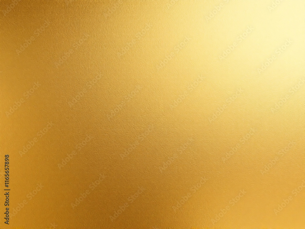 Fototapeta premium Gradient gold background with a smooth, shiny, and luxurious metallic texture.