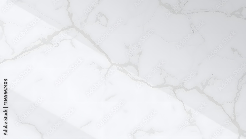 Obraz premium White Marble Texture: Elegant and refined, this image showcases the subtle veining and luxurious texture of white marble. Perfect for adding a touch of sophistication to any design project. 