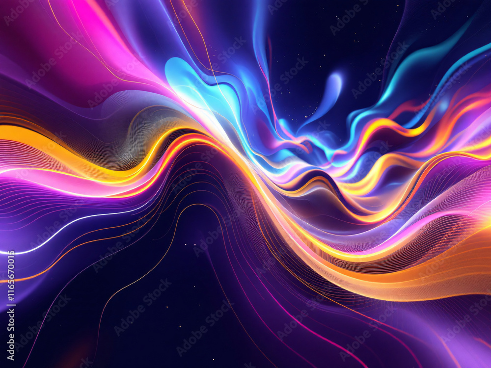 A vibrant, neon swirl of energy with dynamic, glowing lights in an abstract, futuristic design. A vibrant, neon swirl of energy with dynamic, glowing lights in an abstract, futuristic design.