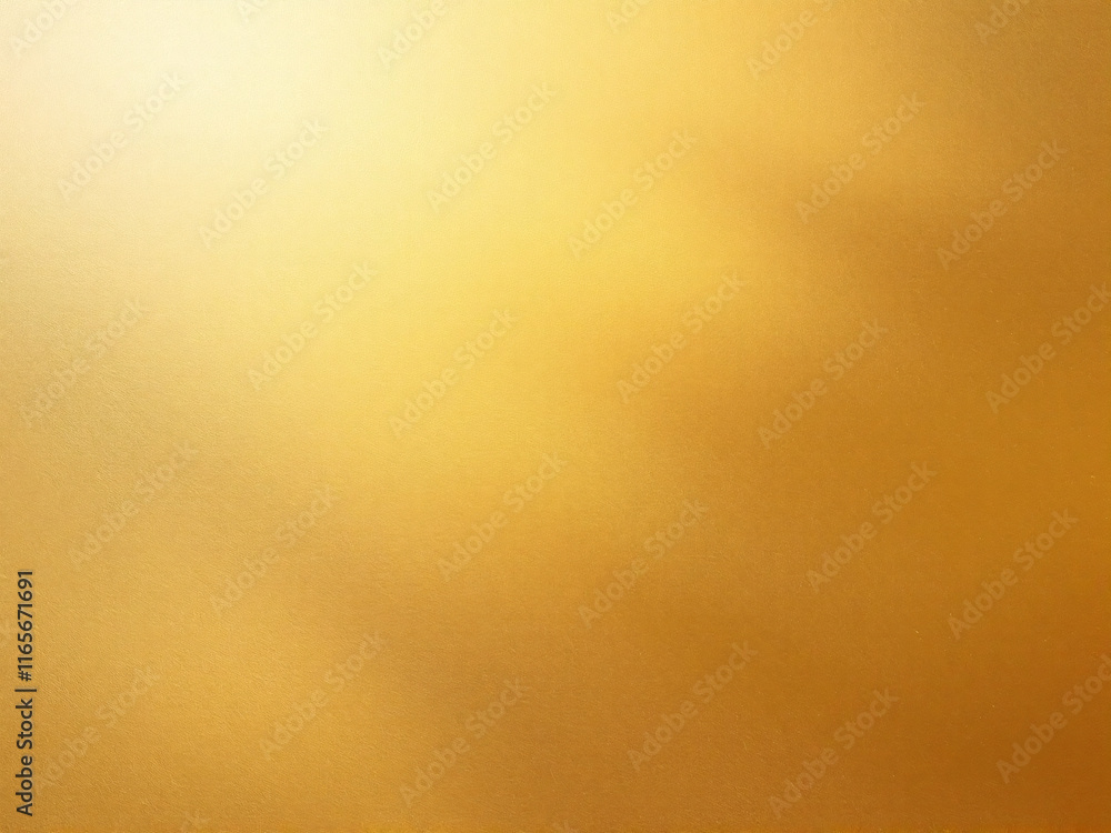 Fototapeta premium Gradient gold background with a smooth, shiny, and luxurious metallic texture.