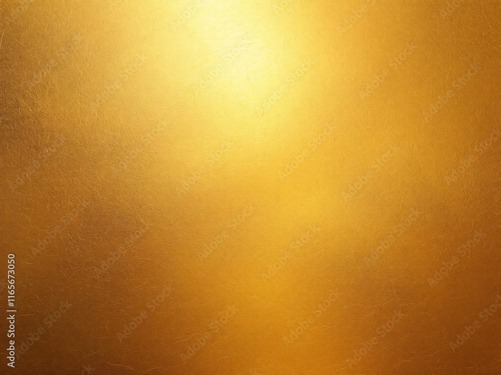 Naklejka premium Gradient gold background with a smooth, shiny, and luxurious metallic texture.