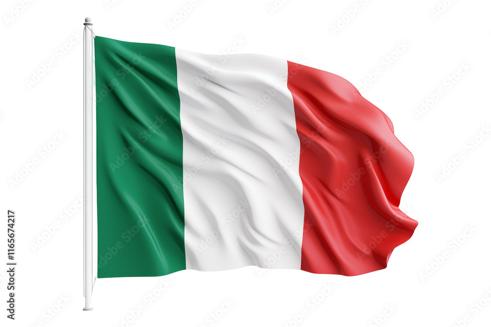 Italian flag on a transparent background, featuring the iconic green, white, and red tricolor design, perfect for educational, cultural, or creative projects celebrating Italy's heritage and national. Italian flag on a transparent background, featuring the iconic green, white, and red tricolor design, perfect for educational, cultural, or creative projects celebrating Italy's heritage and national.