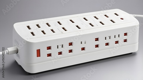 Multi-Functional Power Strip with USB Ports photo