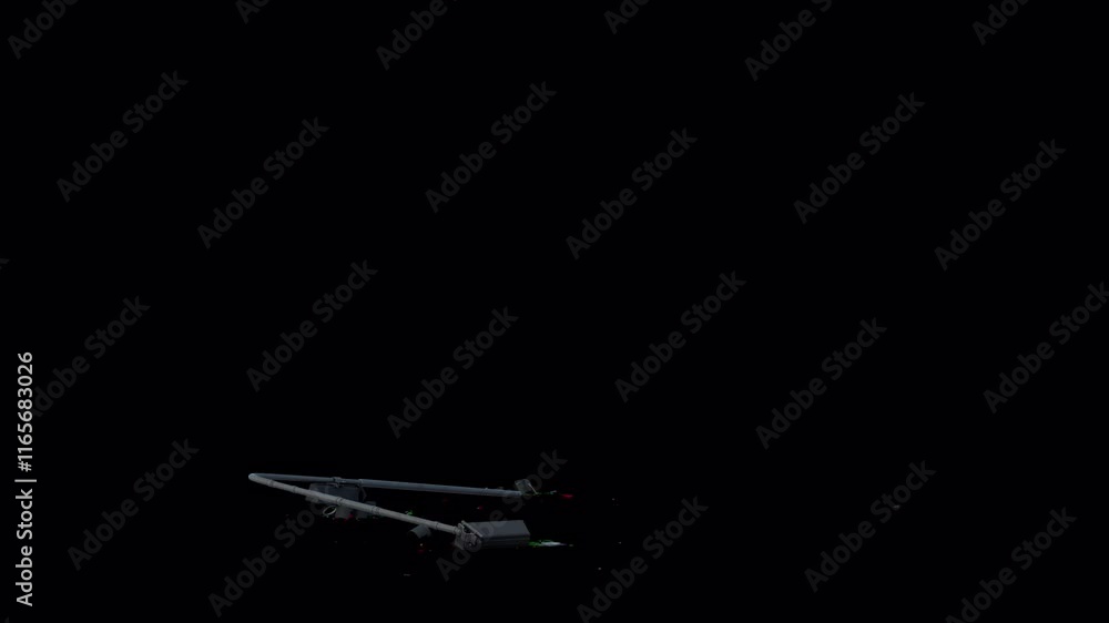 Street Prop, Street Prop destruction, Road sign destruction, falling down, Realistic Highway prop 3D, isolated over black background, fall down, explosion, fracture falling down Street Prop, Street Prop destruction, Road sign destruction, falling down, Realistic Highway prop 3D, isolated over black background, fall down, explosion, fracture falling down