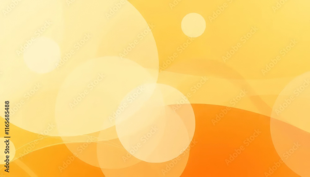 Yellow and Orange Gradient Illustration with Bokeh Effects Wallpaper Background Yellow and Orange Gradient Illustration with Bokeh Effects Wallpaper Background